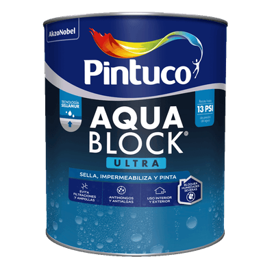 Pintura-impermeabilizante-Aquablock-Ultra-blanco---Cuarto-galon